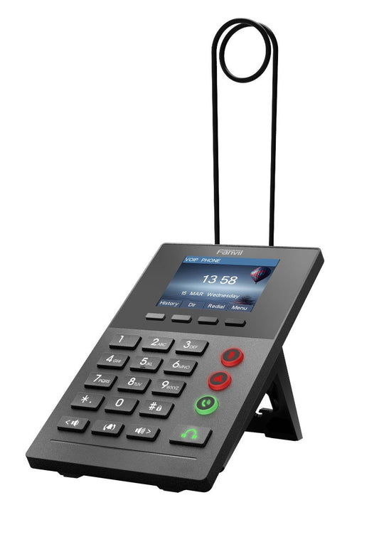 FANVIL X2P Call Center IP Phone - 2.4' Colour Screen, 2 Lines, No DSS