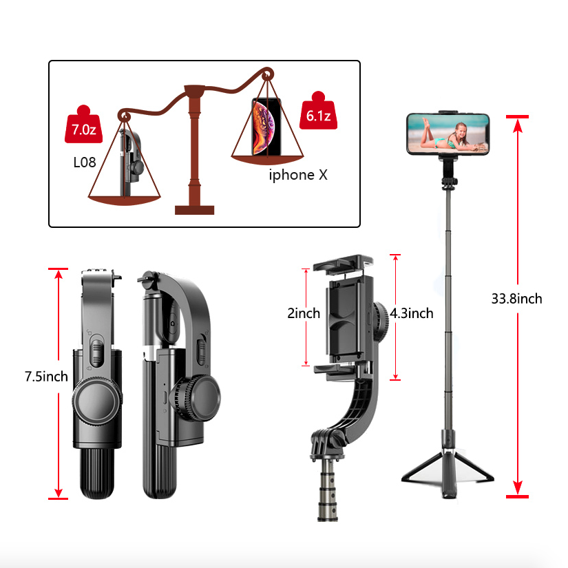 Ninja Mobile Selfie Stick Tripod Stabilizer